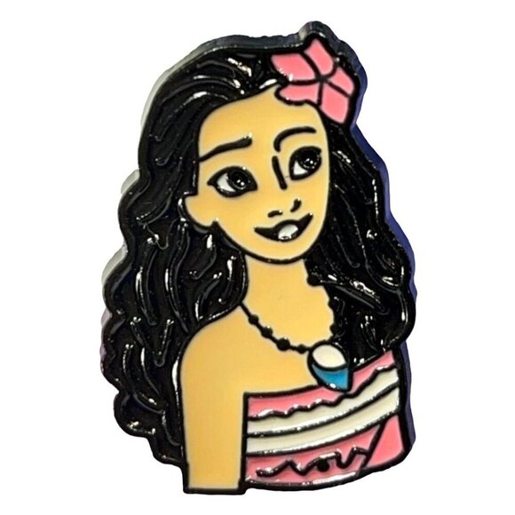 Moana Princess Lapel Pin Island Flower Cartoon Badge Accessories Pin Brooch Gift - Picture 1 of 5